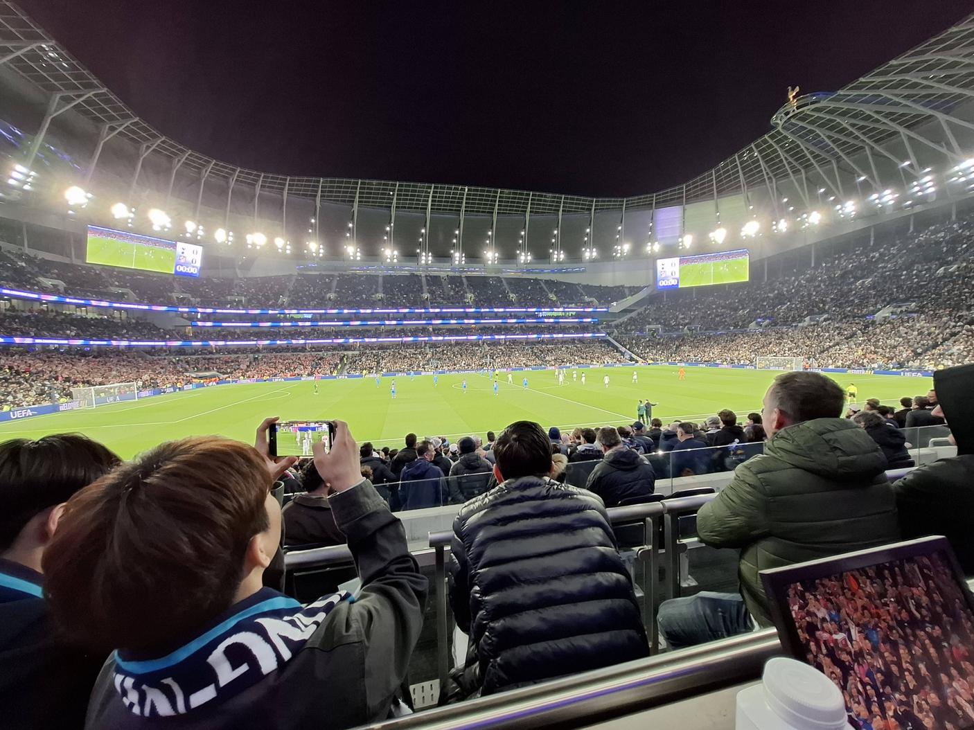 Inside the Tottenham Hotspur Stadium on Champions League night — Spurs vs Atletico Madrid